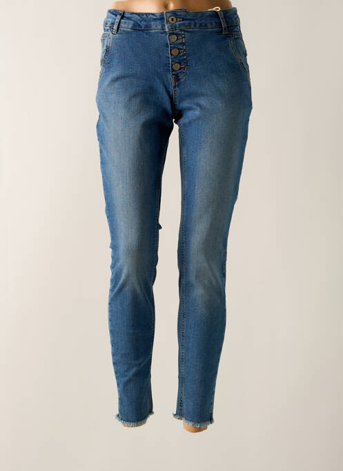 Blugi skinny albastru CREAM femeie