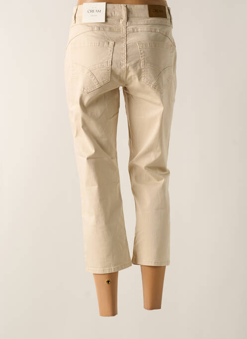 Pantalon trei sferturi bej CREAM femeie
