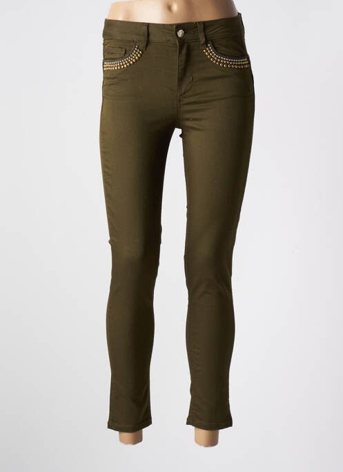Pantalon slim verde LIU JO femeie