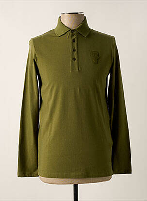 Polo mâneci lungi mâneci lungi verde KARL LAGERFELD bărbat