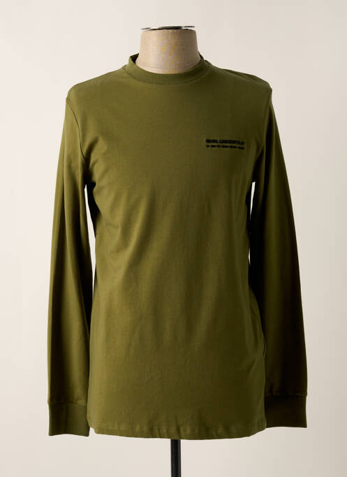 Tricou verde KARL LAGERFELD bărbat
