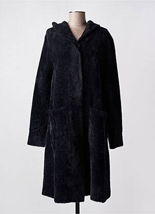 Palton lung negru VICTORY BOAT LINE femeie