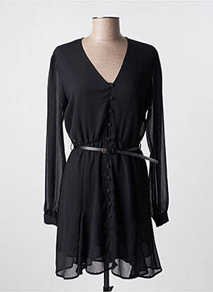 Rochie midi mâneci lungi mâneci lungi negru LIU JO femeie