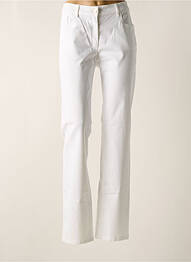 Pantalon drept elasticitate mărime normală alb ZERRES femme