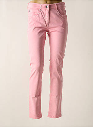 Pantalon slim roz ZERRES femeie
