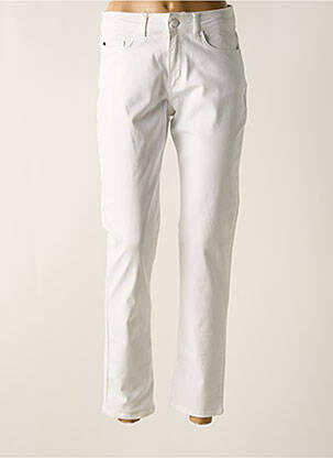 Pantalon slim elasticitate mărime normală alb DOLCEZZA femeie