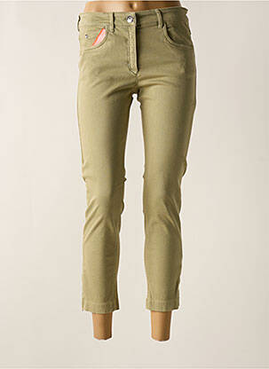 Pantalon 7/8 elasticitate mărime normală verde ZERRES femeie
