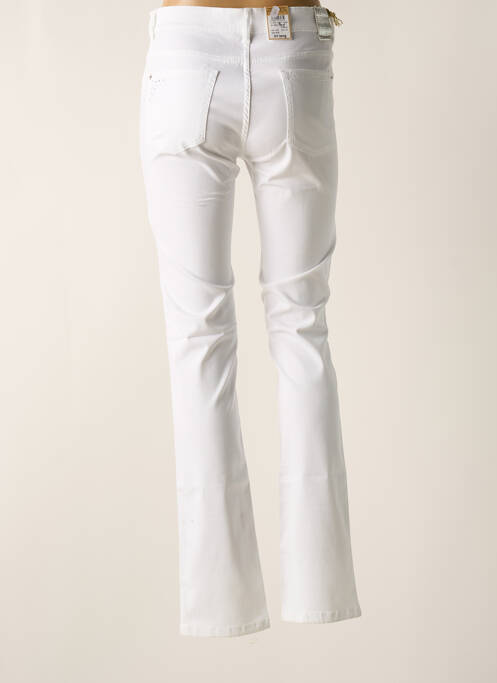 Pantalon slim alb ZERRES femeie