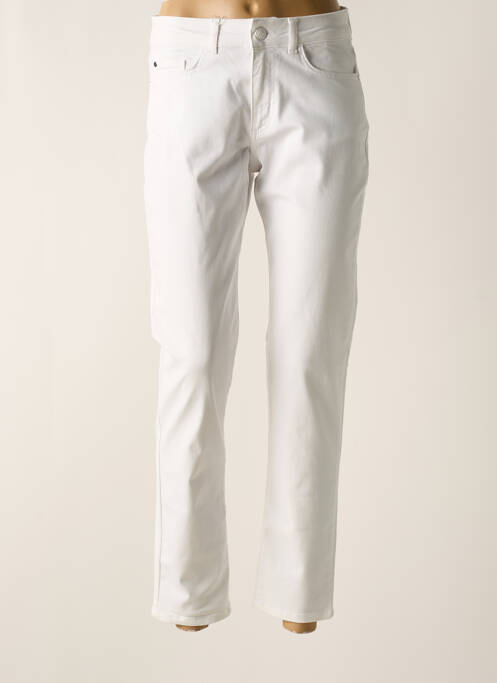Pantalon slim alb DOLCEZZA femeie