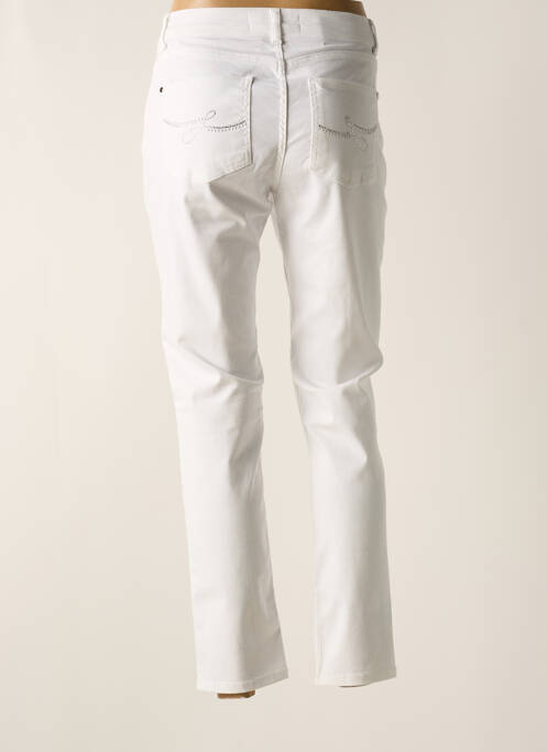 Pantalon slim alb DOLCEZZA femeie