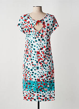 Rochie midi mâneci scurte mâneci scurte portocalie BARANDI femeie