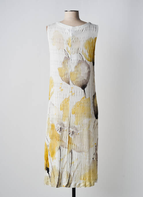 Rochie midi galben DOLCEZZA femeie