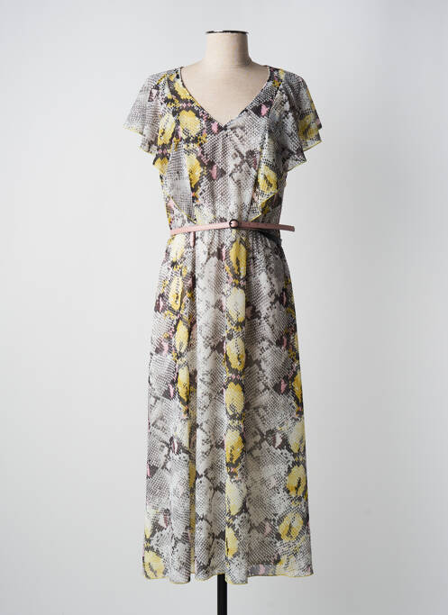 Rochie lungă galben DIVAS femeie