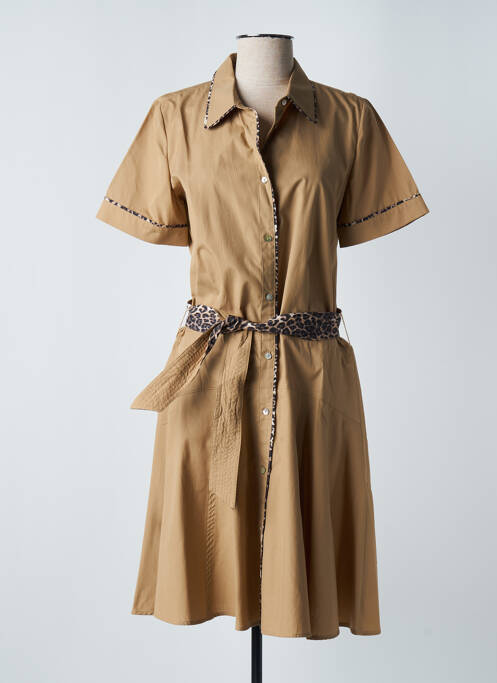 Rochie midi maro FUEGO WOMAN femeie