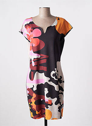 Rochie scurtă mâneci scurte mâneci scurte negru TUZZI femeie