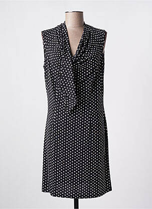 Rochie scurtă fără mâneci fără mâneci negru ELEONORA AMADEI femeie