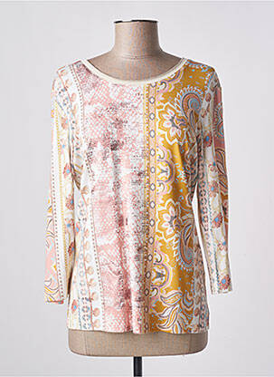 Tricou mâneci 3/4 mâneci 3/4 bej FUEGO WOMAN femeie