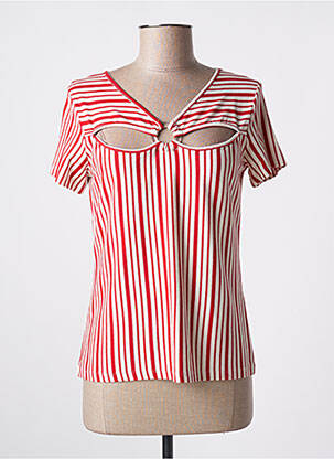 Tricou roșu ELEONORA AMADEI femeie