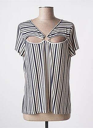 Tricou albastru ELEONORA AMADEI femeie