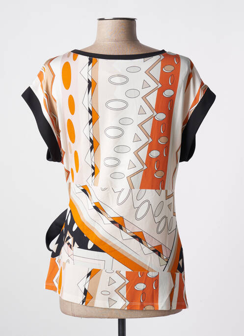 Tunică mâneci scurte portocaliu ELEONORA AMADEI femeie