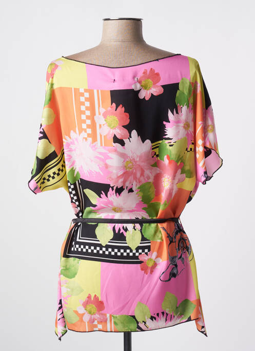 Tunică mâneci scurte roz ELEONORA AMADEI femeie