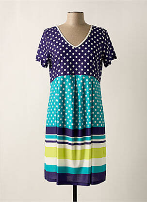 Rochie midi albastru POUPEE CHIC femeie