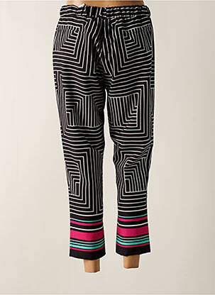 Pantalon 7/8 țesătură poplin mărime normală negru SPG WOMAN femeie