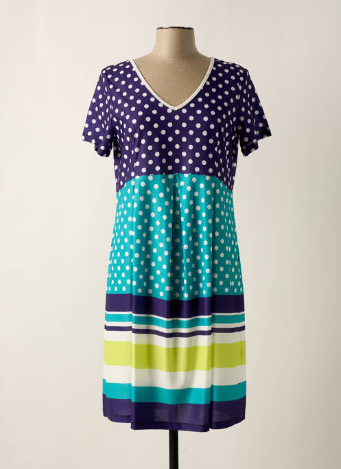 Rochie midi albastru POUPEE CHIC femeie