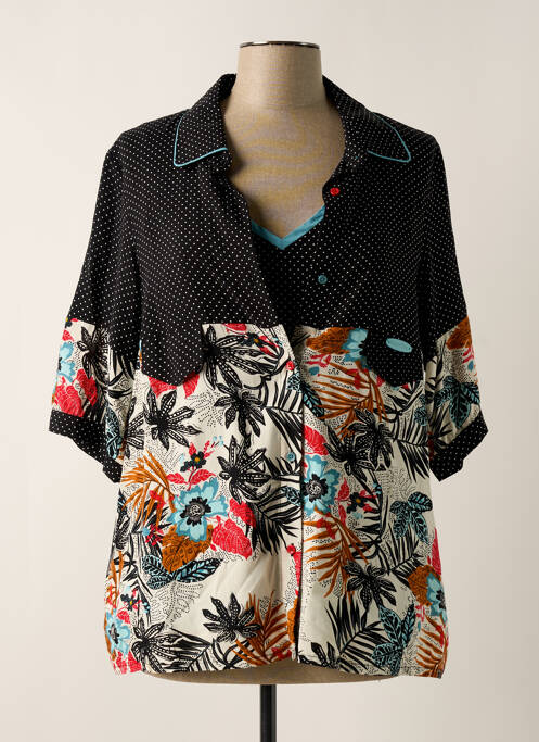 Twin-set negru POUPEE CHIC femeie