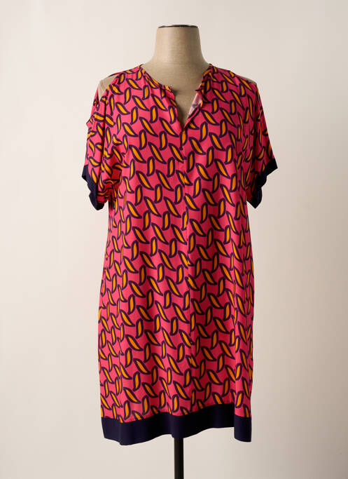 Rochie midi roz ELEONORA AMADEI femeie