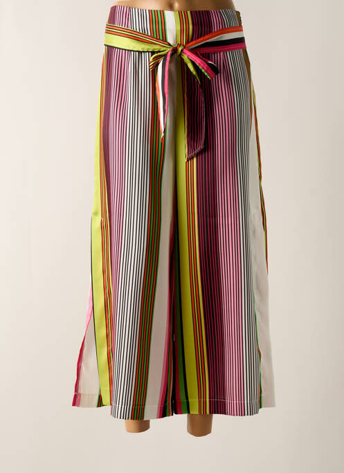 Pantalon trei sferturi verde ELEONORA AMADEI femeie