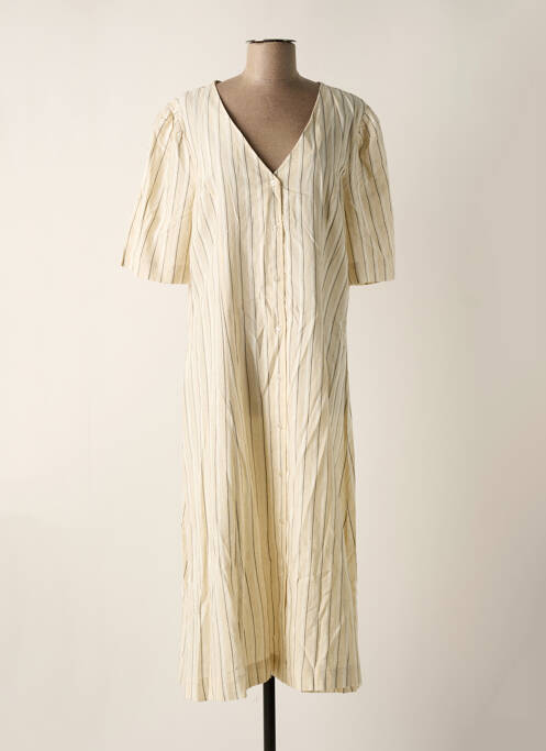 Rochie lungă bej ICHI femeie