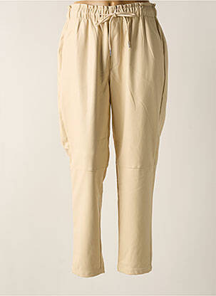 Pantalon slim bej MOLLY BRACKEN femeie