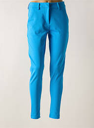Pantalon slim buzunare albastru ICHI femeie