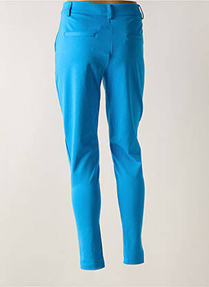 Pantalon slim buzunare albastru ICHI femeie