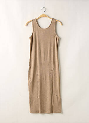 Rochie midi maro LMTD fată