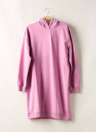 Rochie midi guler rotund mâneci lungi roz NAME IT fille