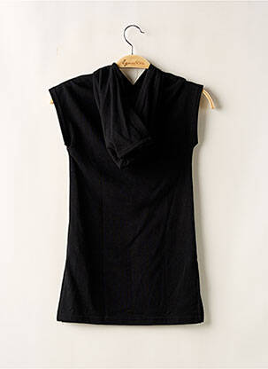 Rochie midi mâneci scurte mâneci scurte negru ONLY fată