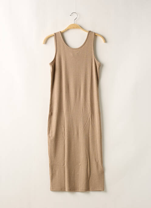 Rochie midi maro LMTD fată