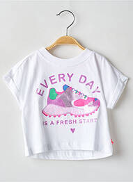 Tricou elasticitate mâneci scurte alb BILLIEBLUSH fille