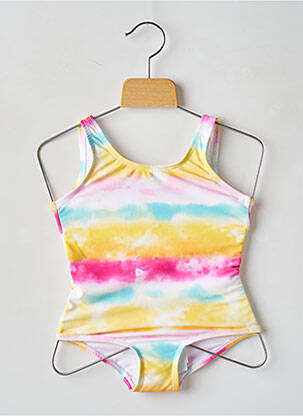 Costum de baie dintr-o singură piesă galben NAME IT fată