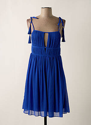 Rochie scurtă albastru PATRIZIA PEPE femeie