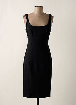 Rochie midi fără mâneci fără mâneci negru RELISH femeie