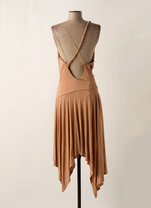 Rochie midi bej PINKO femeie