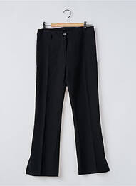 Pantalon 7/8 elasticitate mărime normală negru SANS MARQUE femeie