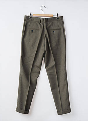 Pantalon slim talie cu cleme mărime normală verde SAMSOE & SAMSOE bărbat