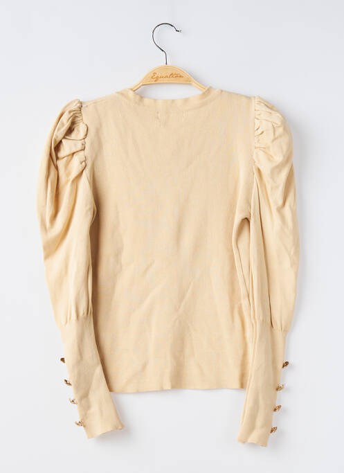 Vestă cu mâneci lungi bej CHERRY KOKO femeie