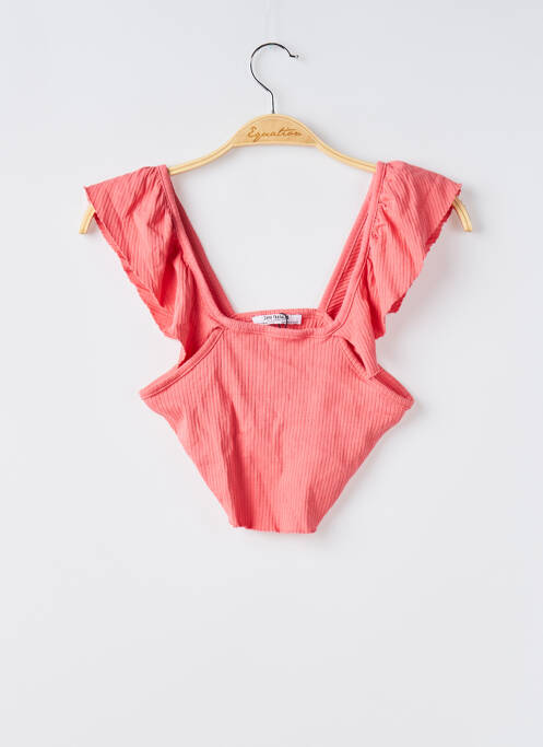 Tricou portocaliu ZARA TRAFALUC femeie