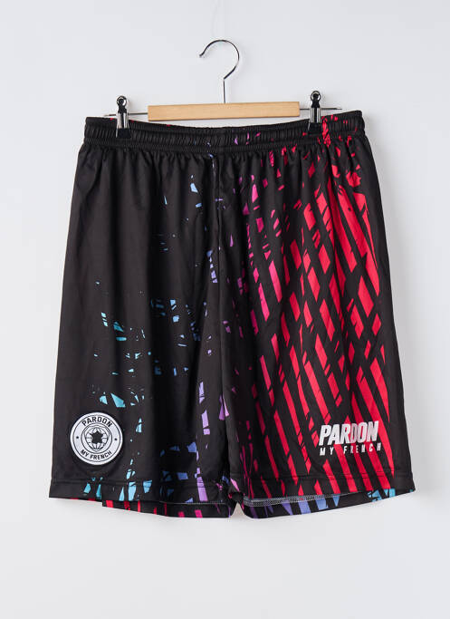 Bermudă negru PARDON MY FRENCH bărbat