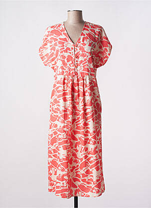 Rochie midi portocaliu SCORZZO femeie